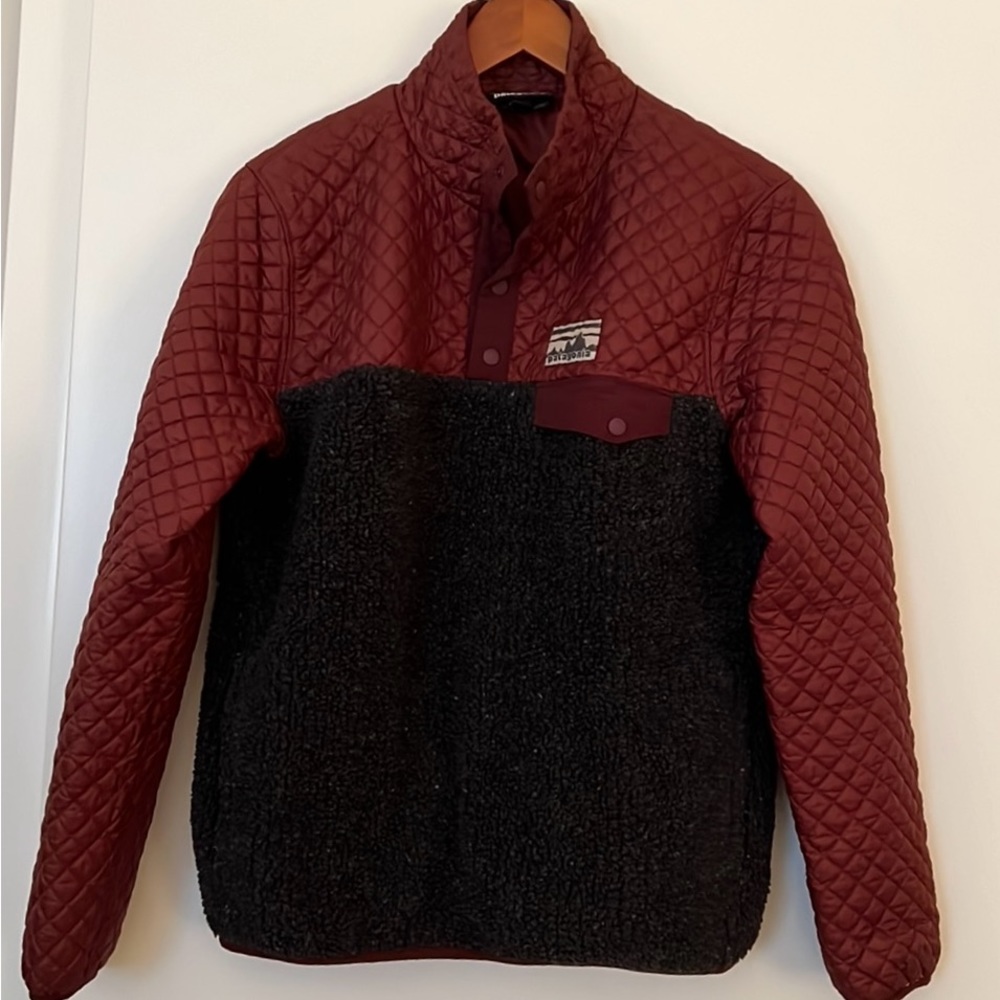 Patagonia nylon fleece pullover